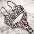 Leopard Bikini Women Swimwear Female Swimsuit Women Two Pieces Scalloped Bikini Set Swimsuits  Bathing Suit Two-pieces Bikini Set Bather Bathing Suit