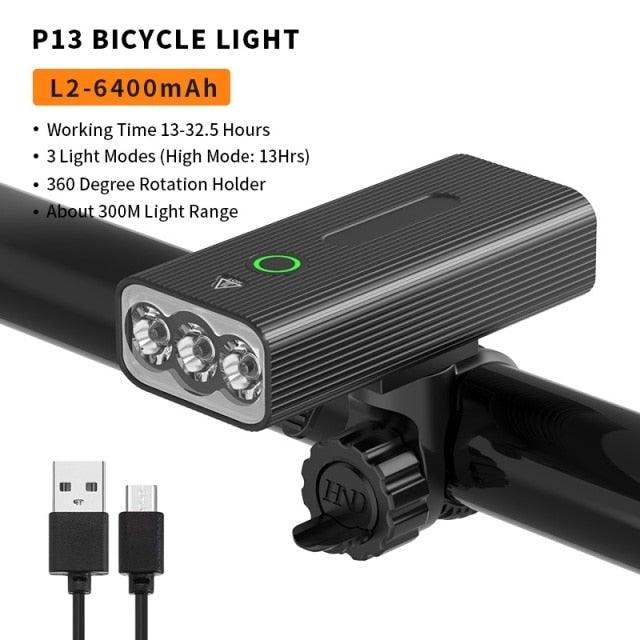 Bike Light USB Rechargeable Bicycle Light Headlight With Rear Taillight Flashlight Front Lamp Bicycle Light Set With Super Bright Headlights And Rear Lights Waterproof LED Bicycle Light Taillight Safety Lights For Cycling Camping