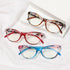 Cute Clear Optical Glasses Frame Women Square Frame Retro Eyeglasses High Definition Reading Glasses Unisex Anti Blue Light Eyeglasses Ultra Light PC Frames Glasses Vision Care Eyewear +1.00~4.00