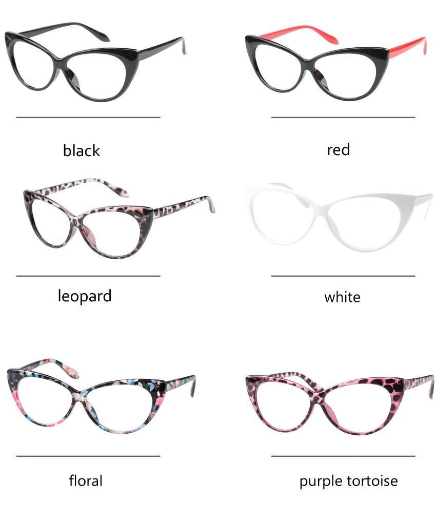 Cat Eye Reading Glasses  For Women Lightweight Presbyopic Reading Glasses Fashion Cute Reader For Women Computer Readers Anti Glare UV Ray Eyeglasses   +0.5 0.75 1.0 1.25 1.5 1.75 2.0 2.5 3.0 3.5 4.0