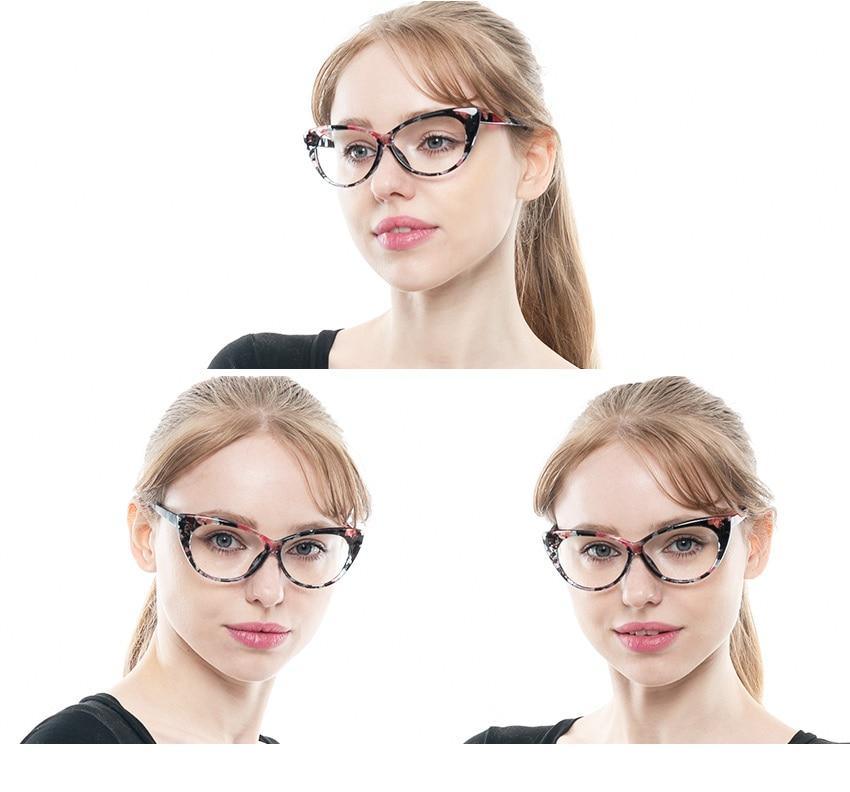 Cat Eye Reading Glasses  For Women Lightweight Presbyopic Reading Glasses Fashion Cute Reader For Women Computer Readers Anti Glare UV Ray Eyeglasses   +0.5 0.75 1.0 1.25 1.5 1.75 2.0 2.5 3.0 3.5 4.0