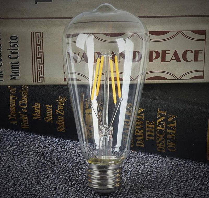 Wooden Aluminum Table Lamp  Retro Loft Desk Edison Bulb 110V/220V  Night Light Office lamp Bedroom/Living Room/Cafe Lamp Decorative Table Lamp Cute Study Lamps for Bedroom Décor