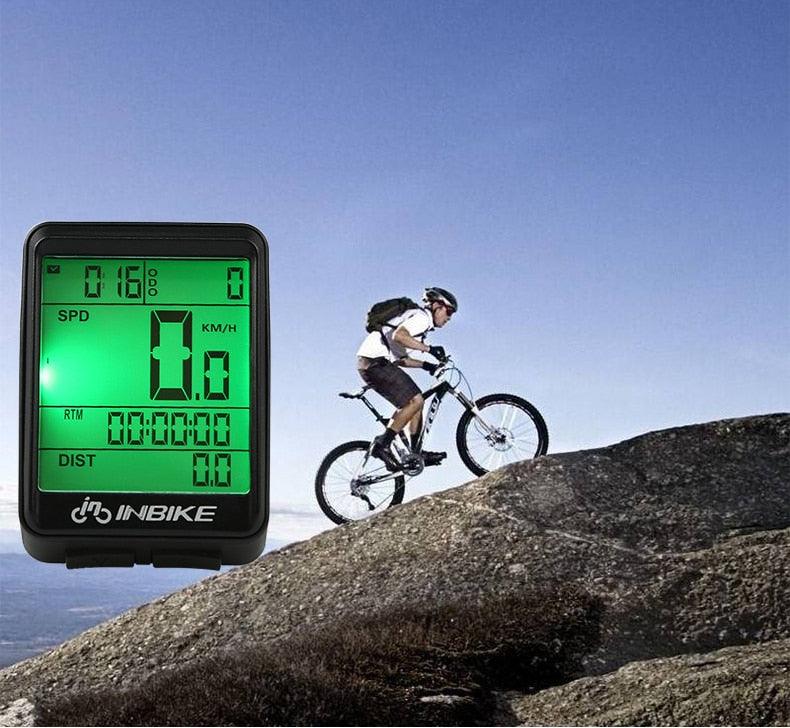 Waterproof Bicycle Computer Wireless And Wired MTB Bike Cycling Odometer Stopwatch Speedometer LED Digital Bicycles Computer Odometer Speedometer Max Distance Time For Trainer