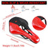 Leather Bike Saddle Road Bike Front Seat Cycling Saddles For Mens Breathable Hollow Cushion Bicycle Saddle Comfort Bike Saddle Ergonomic Waterproof Bicycle Seat For Road Bike Mountain Bike Seats