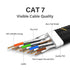 CAT7 Ethernet Cable 10G 600MHz Shielded Flat RJ45 Internet Network Patch Cord Fast LAN Wire Network Gold Plated Lead Polyester Braided For Gaming - STEVVEX Cable - 220, cable, cable connector, cable for PC, CAT7 Ethernet Cable, Connector PC, Ethernet LAN Cable, Fast LAN Wire Network, Flat RJ45 Internet Network, LAN Cable, LAN Connector PC, LAN Network, LAN Network Cable, Network Ethernet LAN Cable, Network LAN Cable, RJ45 Internet Network - Stevvex.com