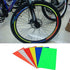 Bike Reflective Stickers Cycling Fluorescent Reflective Tape Bicycle Adhesive Safety Decor Sticker Safety Reflective Warning Stickers Waterproof Outdoor Bicycle Rim Reflector Tape Thin Reflective Sticker Rolls For Bikes Bicycles