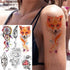 Realistic Black Temporary Small Big Tattoos Space Planets Animals Tatoos Waterproof  Face Hands Tattoos For Girls Mens