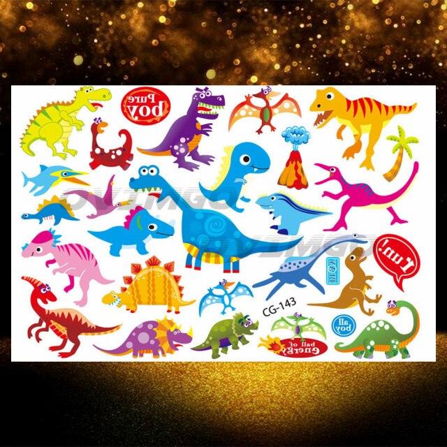 Small 3D Dinosaur Temporary Sticker Tattoos Colorful Tiny Tattoos For Party Children - STEVVEX Beauty - 103, 3D Tattoo, Animal Tattoo, Arm Tattoo, Beauty, Body Tattoo, Boys Tattoo, Carnival Tattoo, Cats Tattoo, Children Tattoo, Colorful Tattoo, Dinosaur Tattoo, Face Tattoo, Fashion Tattoo, Girls Tattoo, Leg Tattoo, Luxury Tattoo, Modern Tatoos, Multi-Colored Tattoo, Realistic Tattoo, Small Tattoo, Stylish Tattoo, Tattoo, Waterproof Tattoo, Women Tattoo - Stevvex.com