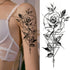 Women's Fashion Flower Temporary Tattoos Sticker Fake Rose Waterproof Large Realistic Black Colorful Flowers Tattoos - STEVVEX Beauty - 103, 3D Tattoo, Arm Tattoo, Back Tattoo, Beauty, Big Tattoo, Black Tattoos, Body Tattoo, Colorful Tattoo, Extra Large Tattoo, Fashion Tattoo, Flower Tattoo, Girls Tattoo, Large Tattoo, Lavender Tattoo, Leg Tattoo, Lotus Tattoo, Luxury Tattoo, Modern Tattoo, Shoulder Tattoo, Stylish Tattoo, Tattoo, Waterproof Tattoo, Women Tattoo, Womens Tattoo - Stevvex.com