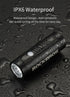 Bike Front Light Rainproof USB Rechargeable Bicycle Light Cycling Headlight LED Flashlight Bike USB Rechargeable Bicycle Light  Bicycle Front Headlight LED Bike Headlight Lamp 2000mAh