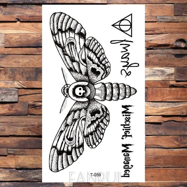 Cute Black Birds Temporary Waterproof Stickers Tattoo Flower Body Elegant Bird Butterfly Style For Womens - STEVVEX Beauty - 103, Animal Tattoo, Arm Tattoo, Back Tattoo, Beauty, Big Flowers Tattoo, Big Tattoo, Bird Tattoo, Black Tattoos, Body Tattoo, Butterfly Tattoo, Colorful Tattoo, Fashion Tattoo, Feather Tattoo, Flower Tattoo, Girls Tattoo, Leg Tattoo, Luxury Tattoo, Small Tattoo, Stylish Tattoo, Tattoo, Tiger Tattoo, Waterproof Tattoo, Women Tattoo - Stevvex.com