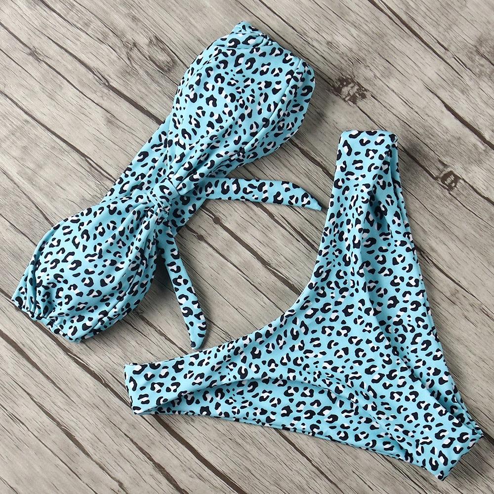 Solid Bikini Set Swimsuit Women Bikini Swimwear Female Halter Top Bathing Suit Swimming Wear Bikini High Cut Swimsuit High Waist Plus Size Summer Swimwear