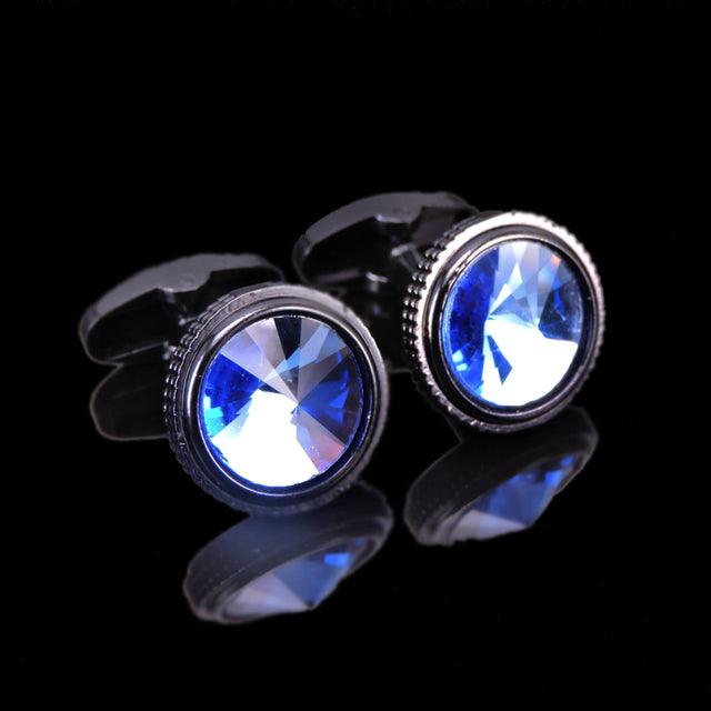 Modern Blue Men Cufflinks Butterfly Globe Cuff Button Quality Shirt Cuffs Suit Accessories Regular Wedding Jewelry Simple Party Unique Gift Vintage Tuxedo Shirt Cufflinks