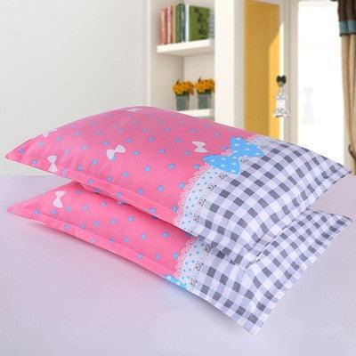 2pcs Silk Pillowcase For Hair And Skin With Hidden Zipper Print Pillow Case Adult Thick Pillow Case For Home Decor King Size Pillow Case