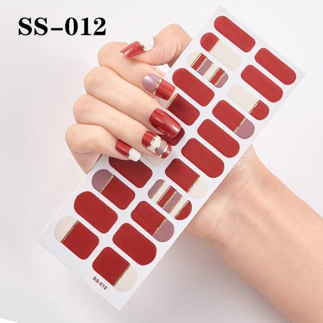 New Year Nail Art Decoration Sticker Manicure French Shiny Sequins Nail Polish Strips Wraps Accessories Manicure Nail Art Stickers French Tip Guides Stickers French Nail Stickers Form Fringe Guides for Decoration Stencil Tools - ALLURELATION - 554, Art Sticker, Decoration Sticker, DIY Decoration, DIY Manicure, French Nail, French Nail Stickers, Manicure, Nail Art, Nail Art Decoration, Nail Polish Strips, Nail Stickers, non-toxic, Stencil Tools, Strips Wraps, toenails - Stevvex.com