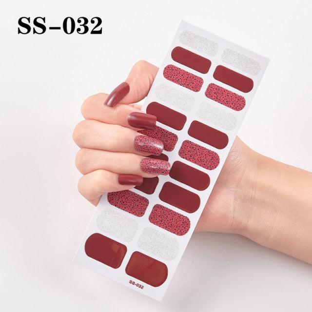 New Year Nail Art Decoration Sticker Manicure French Shiny Sequins Nail Polish Strips Wraps Accessories Manicure Nail Art Stickers French Tip Guides Stickers French Nail Stickers Form Fringe Guides for Decoration Stencil Tools - ALLURELATION - 554, Art Sticker, Decoration Sticker, DIY Decoration, DIY Manicure, French Nail, French Nail Stickers, Manicure, Nail Art, Nail Art Decoration, Nail Polish Strips, Nail Stickers, non-toxic, Stencil Tools, Strips Wraps, toenails - Stevvex.com