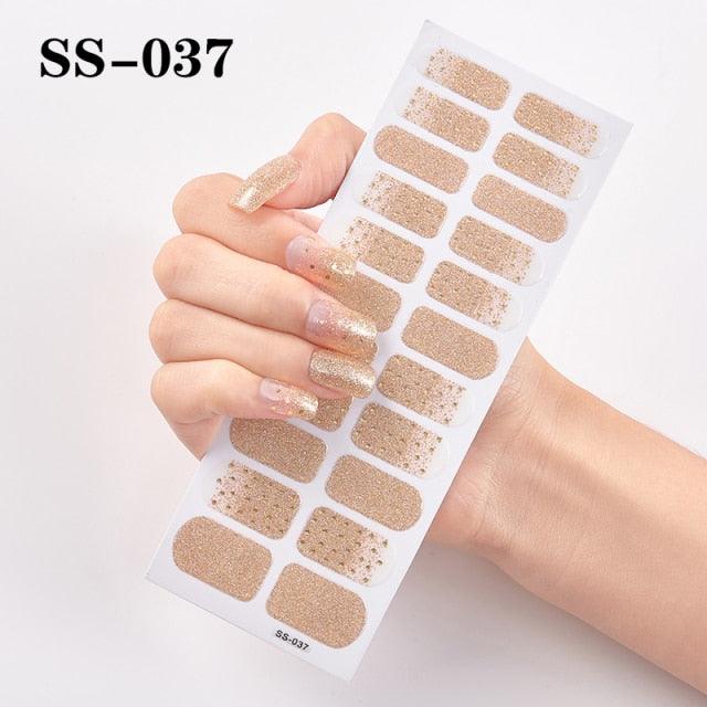 New Year Nail Art Decoration Sticker Manicure French Shiny Sequins Nail Polish Strips Wraps Accessories Manicure Nail Art Stickers French Tip Guides Stickers French Nail Stickers Form Fringe Guides for Decoration Stencil Tools - ALLURELATION - 554, Art Sticker, Decoration Sticker, DIY Decoration, DIY Manicure, French Nail, French Nail Stickers, Manicure, Nail Art, Nail Art Decoration, Nail Polish Strips, Nail Stickers, non-toxic, Stencil Tools, Strips Wraps, toenails - Stevvex.com