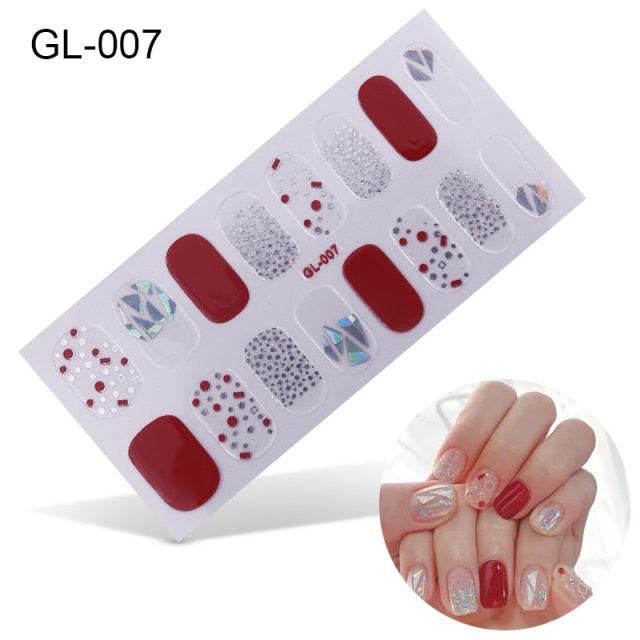 New Year Nail Art Decoration Sticker Manicure French Shiny Sequins Nail Polish Strips Wraps Accessories Manicure Nail Art Stickers French Tip Guides Stickers French Nail Stickers Form Fringe Guides for Decoration Stencil Tools - ALLURELATION - 554, Art Sticker, Decoration Sticker, DIY Decoration, DIY Manicure, French Nail, French Nail Stickers, Manicure, Nail Art, Nail Art Decoration, Nail Polish Strips, Nail Stickers, non-toxic, Stencil Tools, Strips Wraps, toenails - Stevvex.com