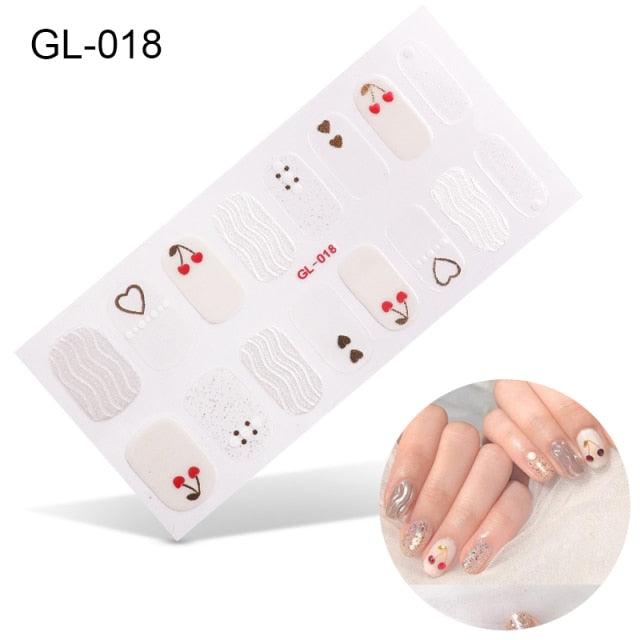 New Year Nail Art Decoration Sticker Manicure French Shiny Sequins Nail Polish Strips Wraps Accessories Manicure Nail Art Stickers French Tip Guides Stickers French Nail Stickers Form Fringe Guides for Decoration Stencil Tools - ALLURELATION - 554, Art Sticker, Decoration Sticker, DIY Decoration, DIY Manicure, French Nail, French Nail Stickers, Manicure, Nail Art, Nail Art Decoration, Nail Polish Strips, Nail Stickers, non-toxic, Stencil Tools, Strips Wraps, toenails - Stevvex.com