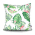 Tropical Plants Palm Leaf Pillow Cover Green Leaves Cushion Covers Flower Decorative Pillow Sofa Decorative Throw Pillow Covers Tropical Green Leaves Floor Pillow Cover for Couch Cushion Cover Plant Monstera Leaf 45x45cm