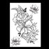 49 Sheets Waterproof Temporary Black Sketches Flowers Tattoo Stickers Flower Rose Tattoos For Women Adults - STEVVEX Beauty - 103, Arm Tattoo, Back Tattoo, Beauty, Big Flowers Tattoo, Big Tattoo, Black Tattoos, Body Tattoo, Fashion Tattoo, Flower Tattoo, Large Tattoo, Leg Tattoo, Lotus Tattoo, Luxury Tattoo, Men Tattoo, Modern Tattoo, Sketch Tattoo, Stylish Tattoo, Tattoo - Stevvex.com