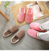 Women Indoor Slippers Warm Plush Home Slipper Autumn Winter Woman House Flat Floor Soft Slipper Silent Slides Plush Fleece Insole Fluffy Slippers For Indoor Home Bedroom