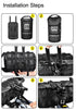 Bike Front Tube Bag Waterproof Bicycle Handlebar Basket Pack Cycling Front Frame Bicycle Accessories Waterproof Handlebar Bags Bike packing Bags Front Packs For Road Bicycles Bike Packing Accessories