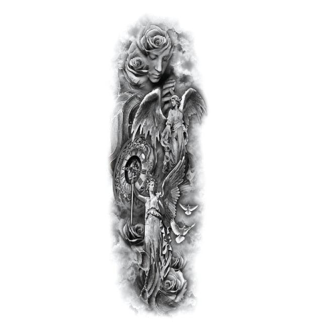 Big Realistic Tiger Tattoo Waterproof Temporary Dragon Flower Sticker Full Arm Large Size Sleeve Big Luxury Design For Mens - STEVVEX Beauty - 103, 3D Tattoo, Animal Tattoo, Arm Tattoo, Beauty, Big Tattoo, Black Tattoos, Body Tattoo, Carnival Tattoo, Colorful Tattoo, Fashion Tattoo, Large Tattoo, Leg Tattoo, Lion Tattoo, Luxury Tattoo, Men Tattoo, Mens Tattoo, Modern Tattoo, Realistic Tattoo, Tattoo, Tiger Tattoo, Waterproof Tattoo - Stevvex.com