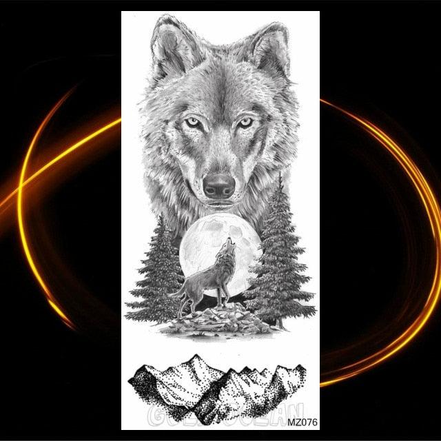 Luxury Tiger Temporary Tattoos Fox Wolf Fake Tattoo Sticker Realistic Black Animal Temporary Tattoo Stickers For Mens - STEVVEX Beauty - 103, 3D Tattoo, Animal Tattoo, Arm Tattoo, Back Tattoo, Beauty, Big Tattoo, Black Tattoos, Body Tattoo, Fashion Tattoo, Fox Tattoo, Girls Tattoo, Large Tattoo, Leg Tattoo, Lion Tattoo, Luxury Tattoo, Men Tattoo, Mens Tattoo, Modern Tatoos, Realistic Tattoo, Shoulder Tattoo, Stylish Tattoo, Tattoo, Tiger Tattoo, Waterproof Tattoo, Women Tattoo, Womens Tattoo - Stevvex.com