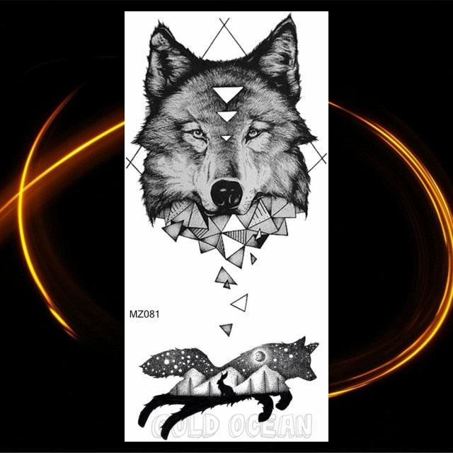 Luxury Tiger Temporary Tattoos Fox Wolf Fake Tattoo Sticker Realistic Black Animal Temporary Tattoo Stickers For Mens - STEVVEX Beauty - 103, 3D Tattoo, Animal Tattoo, Arm Tattoo, Back Tattoo, Beauty, Big Tattoo, Black Tattoos, Body Tattoo, Fashion Tattoo, Fox Tattoo, Girls Tattoo, Large Tattoo, Leg Tattoo, Lion Tattoo, Luxury Tattoo, Men Tattoo, Mens Tattoo, Modern Tatoos, Realistic Tattoo, Shoulder Tattoo, Stylish Tattoo, Tattoo, Tiger Tattoo, Waterproof Tattoo, Women Tattoo, Womens Tattoo - Stevvex.com