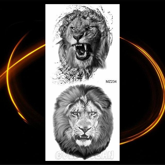 Luxury Tiger Temporary Tattoos Fox Wolf Fake Tattoo Sticker Realistic Black Animal Temporary Tattoo Stickers For Mens - STEVVEX Beauty - 103, 3D Tattoo, Animal Tattoo, Arm Tattoo, Back Tattoo, Beauty, Big Tattoo, Black Tattoos, Body Tattoo, Fashion Tattoo, Fox Tattoo, Girls Tattoo, Large Tattoo, Leg Tattoo, Lion Tattoo, Luxury Tattoo, Men Tattoo, Mens Tattoo, Modern Tatoos, Realistic Tattoo, Shoulder Tattoo, Stylish Tattoo, Tattoo, Tiger Tattoo, Waterproof Tattoo, Women Tattoo, Womens Tattoo - Stevvex.com