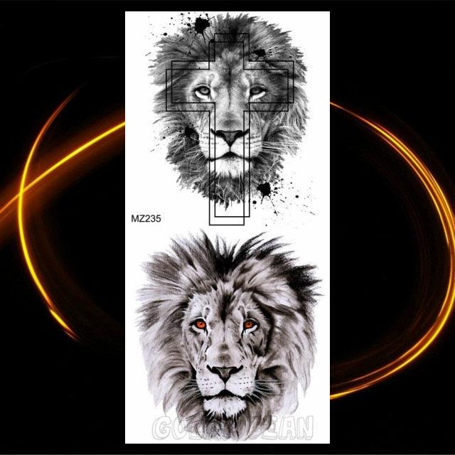 Luxury Tiger Temporary Tattoos Fox Wolf Fake Tattoo Sticker Realistic Black Animal Temporary Tattoo Stickers For Mens - STEVVEX Beauty - 103, 3D Tattoo, Animal Tattoo, Arm Tattoo, Back Tattoo, Beauty, Big Tattoo, Black Tattoos, Body Tattoo, Fashion Tattoo, Fox Tattoo, Girls Tattoo, Large Tattoo, Leg Tattoo, Lion Tattoo, Luxury Tattoo, Men Tattoo, Mens Tattoo, Modern Tatoos, Realistic Tattoo, Shoulder Tattoo, Stylish Tattoo, Tattoo, Tiger Tattoo, Waterproof Tattoo, Women Tattoo, Womens Tattoo - Stevvex.com