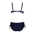 Push Up Mid Waist Bikini Sets White Dot Swimsuit Two Pieces Plus Size Swimwear Women Beach Bathing Suits Women's Tummy Control High Waist Bikini Sets Cutout 2 Piece Swimsuits Swimwear Tie Knot Adjustable Beach Wear