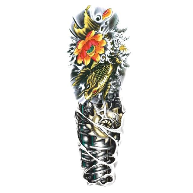 Large Colorful Tattoos For Men Waterproof Dragon Sticker Temporary Luxury Big 3D Tattoo Modern Design - STEVVEX Beauty - 103, 3D Tattoo, Animal Tattoo, Arm Tattoo, Beauty, Big Flowers Tattoo, Big Tattoo, Black Tattoos, Body Tattoo, Colorful Tattoo, Fashion Tattoo, Flower Tattoo, Large Tattoo, Leg Tattoo, Luxury Tattoo, Men Tattoo, Mens Tattoo, Modern Tattoo, Realistic Tattoo, Stylish Tattoo, Tattoo, Waterproof Tattoo, Wolf Tattoo - Stevvex.com