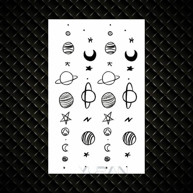 Fashion Small Sexy Black Temporary Waterproof Tattoo Cute Star Heart Tattoos Sticker Body Finger Tattoo For Kids Womens - STEVVEX Beauty - 103, Arm Tattoo, Back Tattoo, Beauty, Black Tattoos, Body Tattoo, Boys Tattoo, Children Tattoo, Different Tattoo, Elegant, Fashion Tattoo, Girls Tattoo, Leg Tattoo, Luxury Tattoo, Make up Tattoo, Small Tattoo, Stylish Tattoo, Tattoo, Waterproof Tattoo, Women Tattoo - Stevvex.com