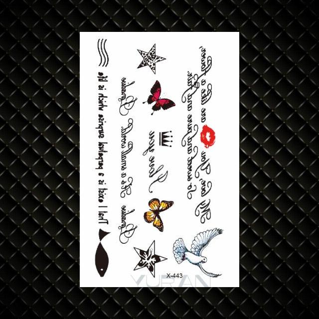 Fashion Small Sexy Black Temporary Waterproof Tattoo Cute Star Heart Tattoos Sticker Body Finger Tattoo For Kids Womens - STEVVEX Beauty - 103, Arm Tattoo, Back Tattoo, Beauty, Black Tattoos, Body Tattoo, Boys Tattoo, Children Tattoo, Different Tattoo, Elegant, Fashion Tattoo, Girls Tattoo, Leg Tattoo, Luxury Tattoo, Make up Tattoo, Small Tattoo, Stylish Tattoo, Tattoo, Waterproof Tattoo, Women Tattoo - Stevvex.com