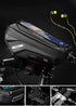 Bike Bag Frame Front Top Tube Waterproof Hard Shell Cycling Bag Touch Screen Phone Case Bicycle Accessories Bike Phone Mount Bag Cycling Waterproof Front Frame Top Tube Handlebar Bag With Touch Screen Holder Case