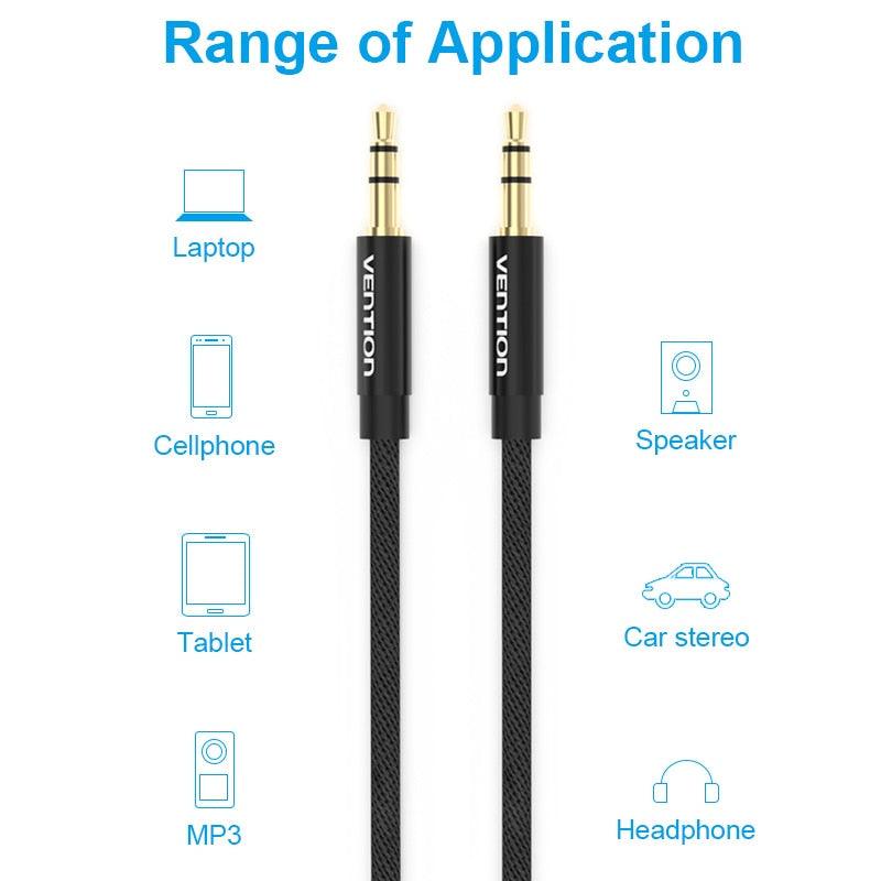 Durable 3.5mm Audio Aux Cable Jack For Speaker Headphone Car Audio Mobile Phones - STEVVEX Cable - 220, 3.5mm audio extension, 3.5mm audio extension cable, 65.35MM stereo cable, adapter, Adapter cables, audio jack, aux cable for amplifier, aux cable for mobile, aux cable for phone, aux cable for speaker, aux for headphones, cable, cables, speaker audio jack - Stevvex.com