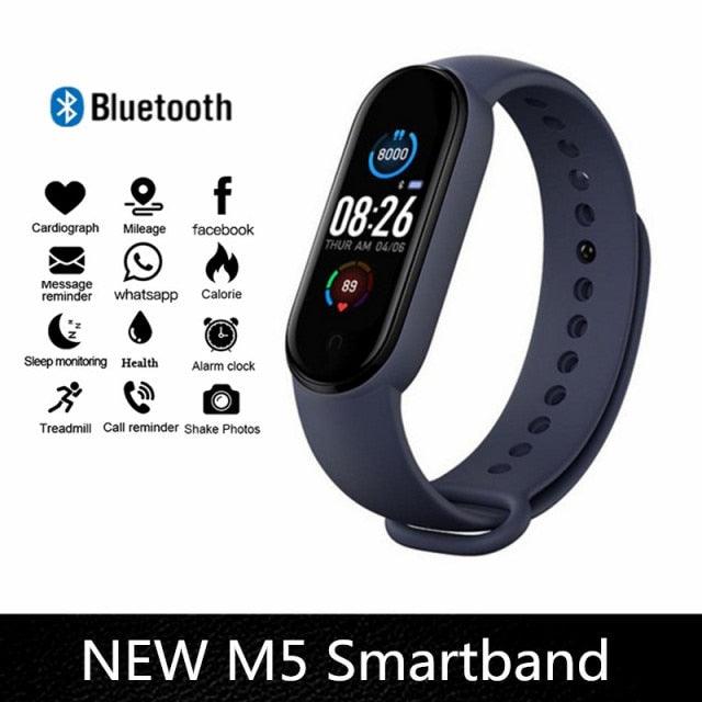 Inteligent Smart Watch Heart Rate Pressure Pedometer Sport Watches Bracelet Electric Sports Watch For Phones Health Smartwatch Heart Rate Monitor Sleep Monitor Waterproof Touch Screen