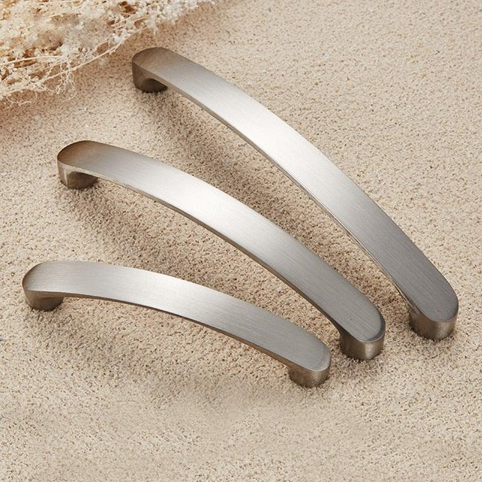 Cabinet Handles Kitchen Door Handles Drawer Knobs Aluminum Alloy Wardrobe Door Handles Brushed Modern Style Hardware  Stainless Steel Kitchen Cabinet Pulls For Kitchen Cabinet Drawer Door Cupboard Decorative Modern Hardware For Cabinet