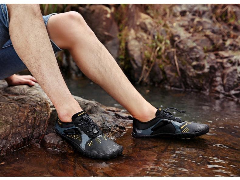 Summer Outdoor Mens Sports Water Shoes Non-Slip Beach Shoes Barefoot Upstream Shoes Quick-Dry Aqua Sock Barefoot For Beach Swim River Pool Lake Hiking Kayaking Surfing - STEVVEX Shoes - 107, Air Mesh Sneakers, Athletic Sneakers, Beach Shoes, Breathable Men Shoes, Elegant Mens Shoes, Hiking Mens Shoes, Men Casual Shoes, Men Shoes, Mens Sports Water Shoes, Non-Slip Beach Shoes, River Shoes, Shoes, Sneakers, Soft Shoes, Sport Mens Shoes, Sport Mens Sneakers, Surfing Shoes, Water Sports Shoes - Stevvex.com