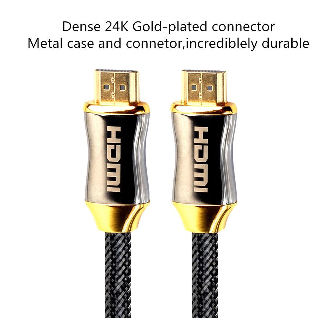 4K Display Port To HDMI Cable Adapter HDMI To HDMI Cable High Speed 2.0 Golden Plated Connection Cable Cord Compatible For UHD FHD - STEVVEX Cable - 220, 4K display port, 4K Display Port To HDMI, 4K HDMI Cable, 4k resolution, 4k ultra HD, adapter, Adapter cables, adapter for computer, adapter for pc, adapter for tv, cable, cable adapter, cable for computer, cable for PC, cable for tv, display port, display port cable, HDMI, HDMI cable, HDMI Cable 4K, HDMI Cable Adapter, HDMI to HDMI Cable, HDR - Stevvex.com