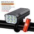 Bike Light Rainproof USB Rechargeable LED Bicycle Light Super Bright Flashlight Rechargeable Bicycle Light Bicycle Front Headlight LED Bike Headlight 3 Light Mode Fits All Bicycles Mountain Road - STEVVEX Sport - 224, Bicycle Light Decoration, Bicycle Lights, bike, bike accessories, Bike Front Light, Bike Headlight, Bike Light Led Lamp, LED Bike Front Light, Led Bike Headlight, Safety Warning Bike Light, Safety Warning Light, Warning bike headlight, Warning Headlight, Waterproof Headlight - Stevvex.com