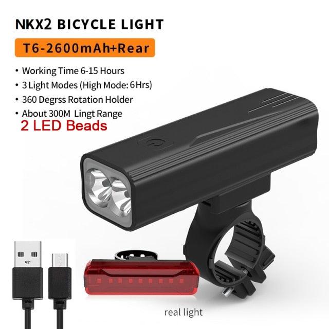 Bike Light Rainproof USB Rechargeable LED Bicycle Light Super Bright Flashlight Rechargeable Bicycle Light Bicycle Front Headlight LED Bike Headlight 3 Light Mode Fits All Bicycles Mountain Road - STEVVEX Sport - 224, Bicycle Light Decoration, Bicycle Lights, bike, bike accessories, Bike Front Light, Bike Headlight, Bike Light Led Lamp, LED Bike Front Light, Led Bike Headlight, Safety Warning Bike Light, Safety Warning Light, Warning bike headlight, Warning Headlight, Waterproof Headlight - Stevvex.com