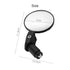 Adjustable 360 Rotation Bike Rearview Mirror Safety Cycling Wide Angle Rear View Bicycle Handlebar Mirrors For 18-22MM Grips Bike Mirror Bicycle Handlebar Rearview Mirrors HD Safety Rear View Mirror Convex Mirror With 360˚Adjustable