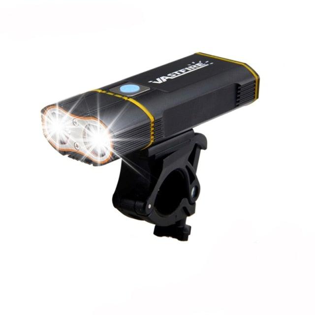 USB Rechargeable Handlebar Headlight Front Bike Light LED Lamp Built-In Rechargeable Bike Light Front And Rear Super Bright Bicycle Headlight And Tail Light Set 4 Lighting Modes - STEVVEX Sport - 224, Bicycle Light, bike, bike accessories, Bike Front Light, Bike Headlight, Front Bike Headlight, LED Bike Front Light, Led Bike Headlight, Rear Bike Headlight, Safety Warning Bike Light, Safety Warning Light, Warning bike headlight, Warning Bike Rear Light, Warning Headlight - Stevvex.com