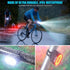 4 Modes 350mAh USB Road Bicycle Headlight Rechargeable Cycling Taillight LED Bike Front Light Head Lamp Ultra Bright Front And Back Rear Bicycle Light Combo IPX4 Waterproof Mountain Road Helmet Cycle Headlight And Taillight Set