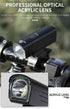 Front Bicycle Light USB Rechargeable LED Bike Light Waterproof Cycling Headlight Climbing Safety Flashlight Lamps Bike Light Super Bright Bicycle Light Easy To Install Fits All Bikes Headlights With Modes