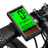 LED Waterproof Bicycle Computer Wireless 5 Language Cycling Bike Odometer Stopwatch Speedometer With Solar Energy Bicycle Odometer Wireless Waterproof Cycling Computer LCD Backlight Display