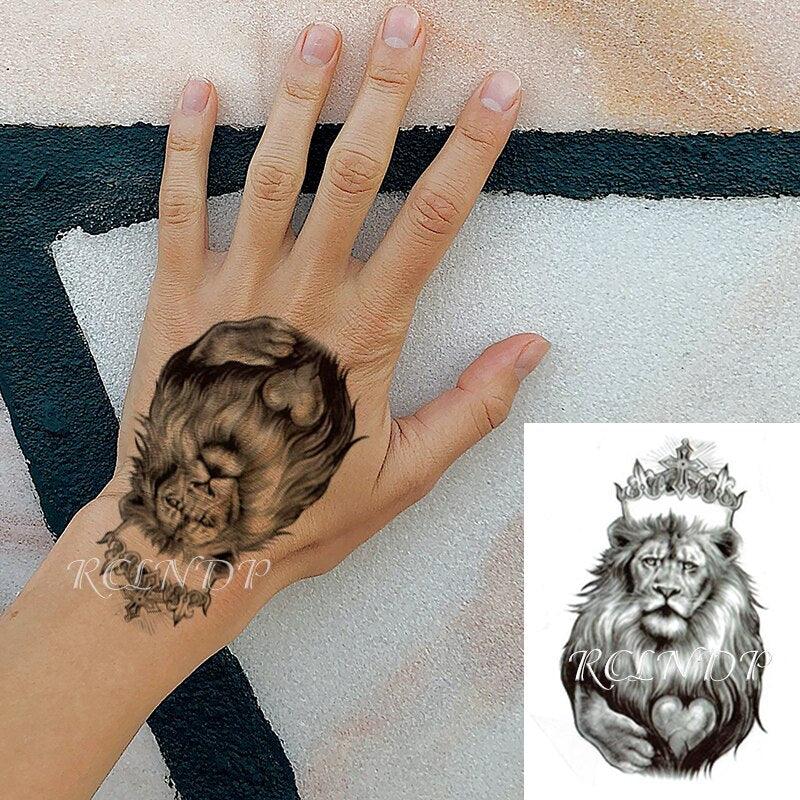 Lion King Temporary Tattoo Waterproof Black And Colorful Small Big Luxury Tattoo For Mens Womens - STEVVEX Beauty - 103, 3D Tattoo, Animal Tattoo, Arm Tattoo, Beauty, Black Tattoos, Body Tattoo, Boys Tattoo, Butterfly Tattoo, Cats Tattoo, Clown Tattoo, Colorful Tattoo, Face Tattoo, Fashion Tattoo, Girls Tattoo, Gold Tattoo, Leg Tattoo, Lion Tattoo, Luxury Tattoo, Mens Tattoo, Modern Tatoos, Stylish Tattoo, Tattoo, Waterproof Tattoo, Women Tattoo, Womens Tattoo - Stevvex.com